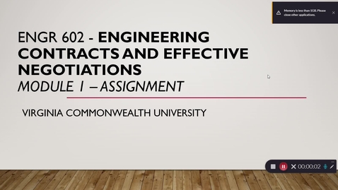 Thumbnail for Module 1 - Assignment