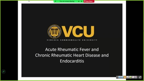 Thumbnail for 230829 - M2 - 9am  - CARD-  Endocarditis &amp; Rheumatic Heart Disease - Turlington