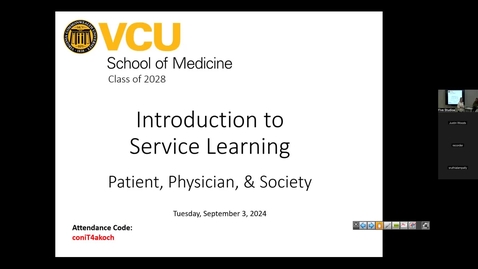 Thumbnail for 240903  - M1 - PPS - 3pm - Doctor Patient Relationship - Paul