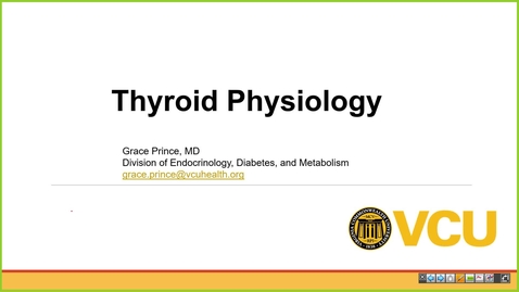 Thumbnail for 250411 - M1 - ENDO - 9am - Thyroid PhysiologyPituitary Hormone Excess and Deficiency - Prince