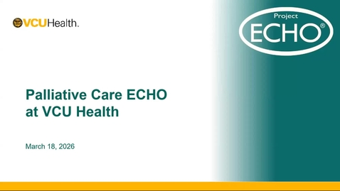 Thumbnail for Palliative Care ECHO: Treatment of Bone Metastasis (Mar. 2026)