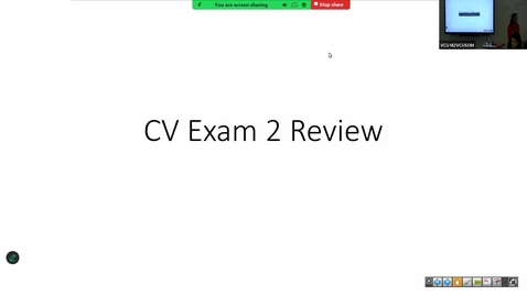 Thumbnail for 250827 - M2 - CARD - 1030am - CV Exam 2 Review - Rao