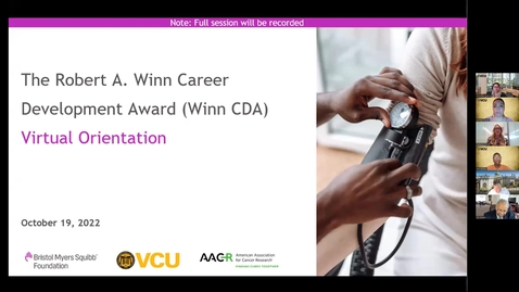 Thumbnail for Winn CDA Cohort 2 Virtual Orientation 10-19-22