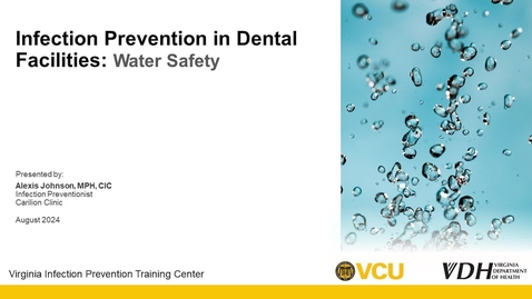Thumbnail for Water Safety for Dental Facilities
