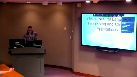 Thumbnail for Introduction to Clinical NLP (Nov 9, 2018)