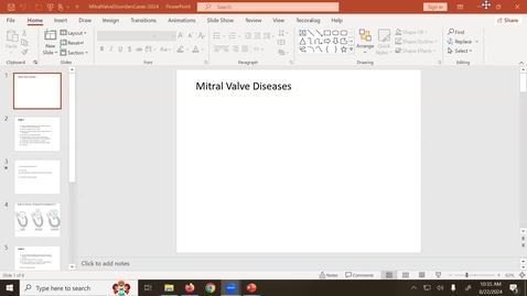 Thumbnail for 240822 - M2 - 11AM -  Mitral Valve Disorders