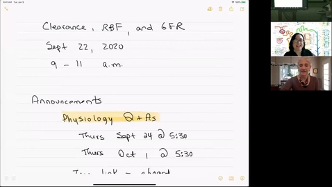 Thumbnail for 200922 - M2 - 9am - RENL - Clearance, RBF, GFR - Costanzo
