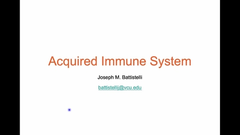 Thumbnail for Acquired Immune System