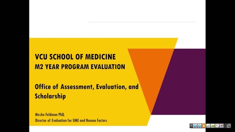 Thumbnail for entry 240318 - TTM3 - 1pm -  Assesment and Evaluation Studies + Foundational Electives + Financial Aid + VAMC