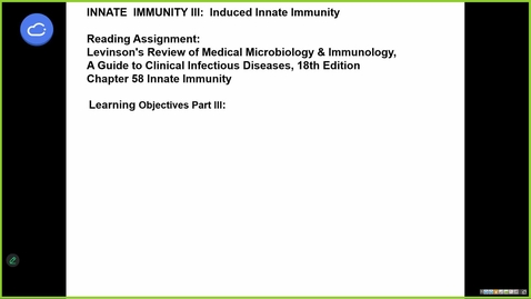 Thumbnail for 251024 - M1 - 10AM - I &amp; I -  Innate Immunity: Induced