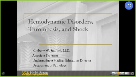 Thumbnail for 241119  - M1 - FOD - 10am - Hemodynamic Disorders  - Sanford