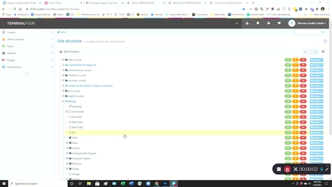 Thumbnail for How to hide or display a page/section in your main navigation