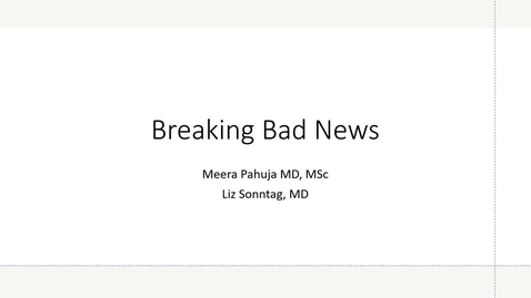 Thumbnail for 250501 - TTR - Breaking Bad News