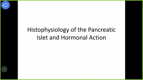 Thumbnail for 260408 - 10AM - M1 - ENDO - Histophysiology of the Pancreas - Stevenson
