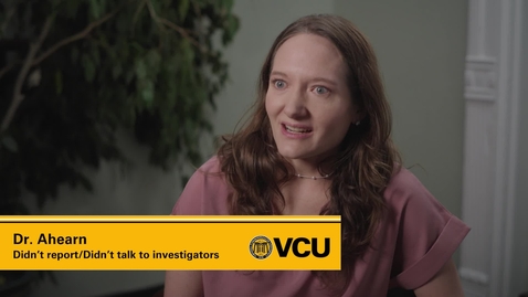 Thumbnail for Dr. Ahearn - Didn't report/Didn't talk to investigators