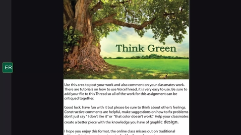 Thumbnail for 06 A Classroom Example Using VoiceThread