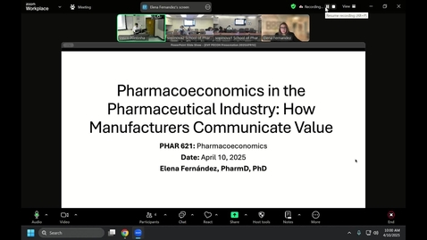 Thumbnail for [P3] PHAR 621 Pharmacoeconomics
