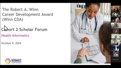 Thumbnail for Winn CDA Cohort 2 Scholar Forum #20 (10/09/24)