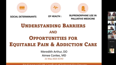 Thumbnail for Palliative ECHO: Buprenorphine (May 2025)
