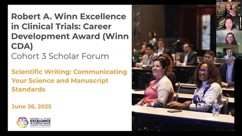 Thumbnail for Winn CDA Cohort 3 Year 2 Scholar Forum (6/26/25)