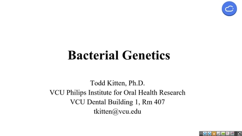 Thumbnail for 241007  - M1 - I&amp;I - 11am - Bacterial Genetics - Kitten