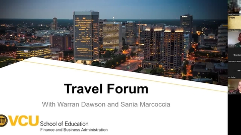 Thumbnail for entry School of Education Travel Forum 11-10-22