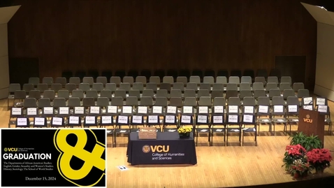 Thumbnail for VCUCHSDiplomaCeremony2024_12_15_12pmPerformanceVideo