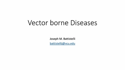 Thumbnail for Vector Borne Diseases