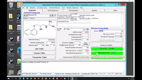 Thumbnail for entry Intro to GastroPlus and ADMET Predictor for PCEU 624