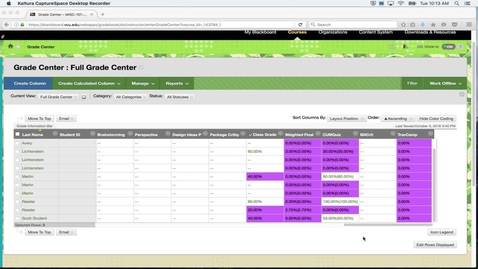 Thumbnail for Uploading Edited Grade Center into Bb