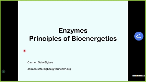 Thumbnail for 250828 - M1 - 10AM - MBHD - Enzymes and Bioenergetics I