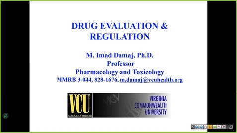 Thumbnail for 251015 - M1 - 9AM - PHARM - Drug Development and FDA Regulation