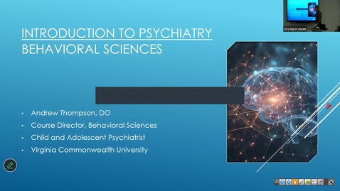 Thumbnail for 260106 - M2 - BHS - 8am - Introduction to Psychiatry + Psychiatric Epidemiology and Behavioral Genetics - Thompson + Kendler