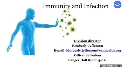 Thumbnail for 241007  - M1 - I&amp;I - 8am -  Introduction to Immunity and Infection - Jefferson