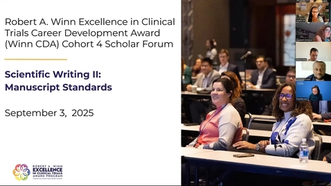 Thumbnail for 9/3/25 Scientific Writing II: Manuscript Standards