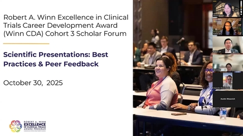 Thumbnail for 10/30/25 - Scientific Presentations: Best Practices &amp; Peer Feedback
