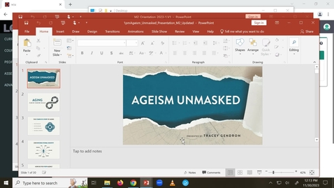 Thumbnail for 231130 - M2 - 1pm - GERI - Annual Forum on Aging for MS2 Students - Gendron