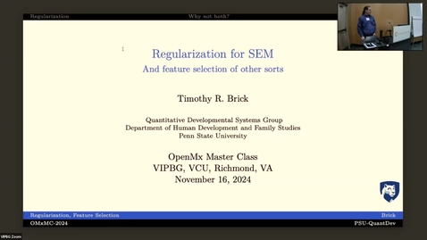 Thumbnail for OpenMx Master Class - 2024-11-16 - Session 2