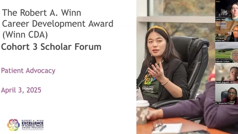Thumbnail for Winn CDA Cohort 3 Year 2 Scholar Forum (4/3/25)