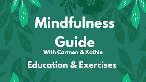 Thumbnail for entry Mindfulness Guide: Education  &amp; Exercises