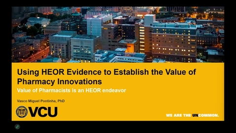 Thumbnail for [P3] PHAR 621 Pharmacoeconomics