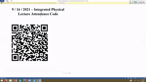 Thumbnail for entry 210916 - M2 - 1PM - PCM - Integrated Physical Exam - Pedram