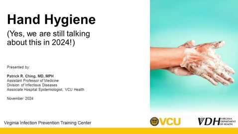 Thumbnail for Hand Hygiene Updates Nov 2024