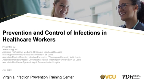 Thumbnail for Prevention and Control of Infections in Healthcare Workers
