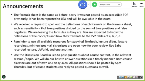 Thumbnail for 250321  - M1 - POPH - 1pm - Review Session - Cassel + Donohue 