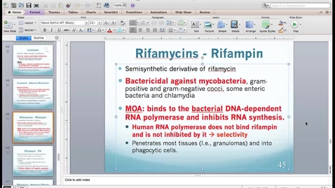 Thumbnail for entry PHTX 400 Review Antibiotics2 and Antivirals