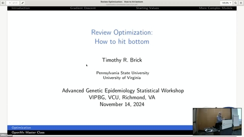 Thumbnail for OpenMx Master Class - 2024-11-14 - Session 2