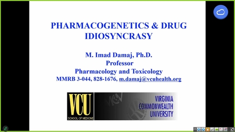 Thumbnail for 240927  - M1 - PHAR - 8am -  Factors Modifying Drug Action - Damaj