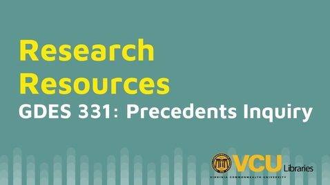 Thumbnail for GDES-331 Research Resources