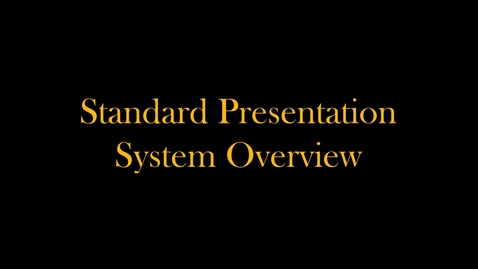 Thumbnail for Standard Classroom Podium Demo (2019)